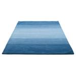 Tappeto di lana Comfort Ombre Lana vergine - Blu - 60 x 90 cm