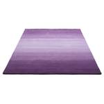 Tapis en laine Comfort Ombre Laine vierge - Mauve - 160 x 230 cm