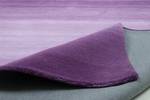 Tapis en laine Comfort Ombre Laine vierge - Mauve - 160 x 230 cm