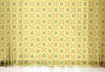 Rideaux Abarakt A - Lot de 2 Polyester - Jaune - Hauteur : 180 cm