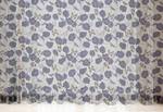 Fertiggardine Blumen 2er-Set Polyester - Creme / Taupe - Höhe: 220 cm