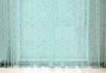 Rideaux Arabeske - Lot de 2 Polyester - Turquoise - Hauteur : 220 cm