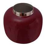 Vase Art Deco - Type E Fer - Rouge Bordeaux - Hauteur : 19 cm