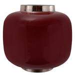 Vase Art Deco - Type E Fer - Rouge Bordeaux - Hauteur : 19 cm