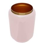 Vase Art Deco - Type H Fer - Rose clair - Hauteur : 20 cm