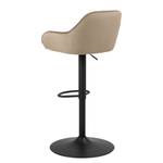 Chaises de bar Magrin - Lot de 2 Velours Vilda: Taupe