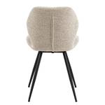 Chaises capitonnées Runcorn lot de 2 Tissu Bouclé Moena: Beige