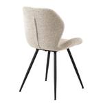 Chaises capitonnées Runcorn lot de 2 Tissu Bouclé Moena: Beige