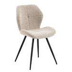 Chaises capitonnées Runcorn lot de 2 Tissu Bouclé Moena: Beige