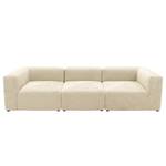 3-Sitzer Sofa Finbo Webstoff Floricia: Beige