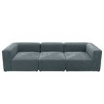 3-Sitzer Sofa Finbo Webstoff Floricia: Blaugrau