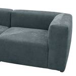 3-Sitzer Sofa Finbo Webstoff Floricia: Blaugrau