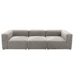 3-Sitzer Sofa Finbo Webstoff Floricia: Grau