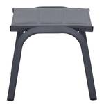 Hocker Tesoro Aluminium - Schwarz