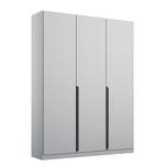 Drehtürenschrank Cotty Seidengrau - Breite: 136 cm