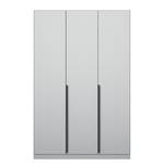 Armoire à portes battantes Cotty Gris soie - Largeur : 136 cm