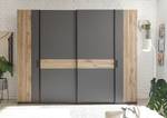 Armoire Ramke Graphite / Imitation chêne viking