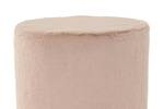 Hocker Nona Typ A Edelstahl - Polyester - Rosa