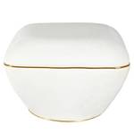 Hocker Contessa Typ A Baumwolle / Acryl - Ivory