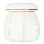 Hocker Corin Typ A Baumwolle / Acryl - Ivory