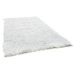 Tapis Fluffy Laine vierge - Blanc - 80 x 160 cm