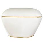 Hocker Contessa Typ C Baumwolle / Acryl - Ivory