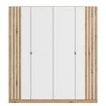 Armoire à portes battantes Genua B Blanc alpin - Largeur : 181 cm