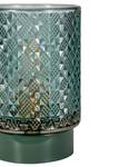 Tafellamp Glamour type C aluminium/gekleurd glas - 1 lichtbron - Turquoise