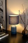 Lampada da tavolo Sandy Glow Ceramica - 1 punto luce - Blu