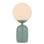 Lampada da tavolo Glowing Charm Ceramica - 1 punto luce - Verde menta