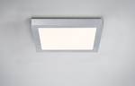 LED-Deckenleuchte Lunar Aluminium - 1-flammig - Chrom - 30 x 3.8 cm