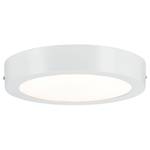 Lampada da soffitto LED rotonda Lunar Alluminio - 1 punti luce - Bianco - Diametro: 23 cm