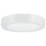 Lampada da soffitto LED rotonda Lunar Alluminio - 1 punti luce - Bianco - Diametro: 23 cm