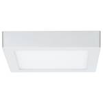 Lampada da soffitto LED Lunar Alluminio - 1 punti luce - Bianco - 23 x 3.8 cm