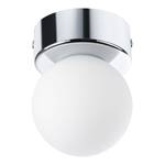 Lampada da soffitto Gove Vetro opale / Cromo - 1 punto luce - Chrome - Diametro: 8 cm