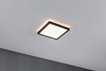 Plafondlamp Atria Shine kunststof - 1 lichtbron - Zwart - Warm wit - Universeel wit