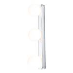 Wandlamp Gove Balken opaalglas/chroom - 3 lichtbron - Chrome