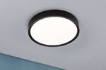 Lampada da soffitto Tega Vetro acrilico - 1 punto luce - Nero