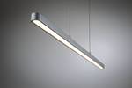 Hanglamp Lento aluminium/kunststof - 1 lichtbron - Grijs