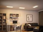 Lampada da soffitto Atria Shine Panel Metallo - Bianco - 1 punto luce - Bianco caldo