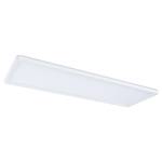 Plafonnier Atria Shine Panel Aluminium - Blanc - 1 ampoule - Blanc chaud