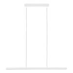 Hanglamp Lento aluminium/kunststof - 1 lichtbron - Wit