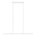 Hanglamp Lento aluminium/kunststof - 1 lichtbron - Wit