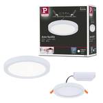 Lampada rotonda Areo Materiale plastico - 1 punti luce - Bianco - Diametro: 12 cm - Bianco caldo - Bianco universale