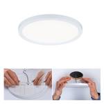 Plafondlamp Areo Rond kunststof - 1 lichtbron - Wit - Diameter: 18 cm - Warm wit - Universeel wit