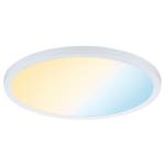 Lampada ZB rotonda Areo Materiale plastico - Bianco - 1 punto luce - Bianco - Diametro: 23 cm