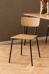 Chaises Velling - Lot de 4 Chêne sauvage / Noir