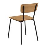 Chaises Velling - Lot de 4 Chêne sauvage / Noir