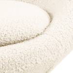 Poltrona Lounge Eicken Crema - Tessuto teddy Tefta: crema