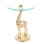 Beistelltisch Animality 200 Aluminium / Glas - Gold